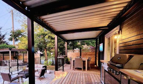 Otomatik Pergola dış mekan