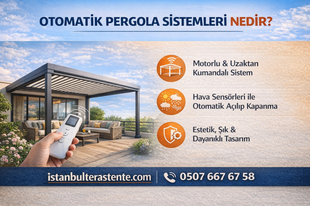 Otomatik Pergola Sistemleri Nedir