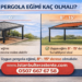 Pergola eğimi kaç olmalı