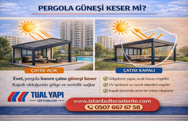 Pergola güneşi keser mi?
