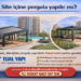 Site içine pergola yapılır mı