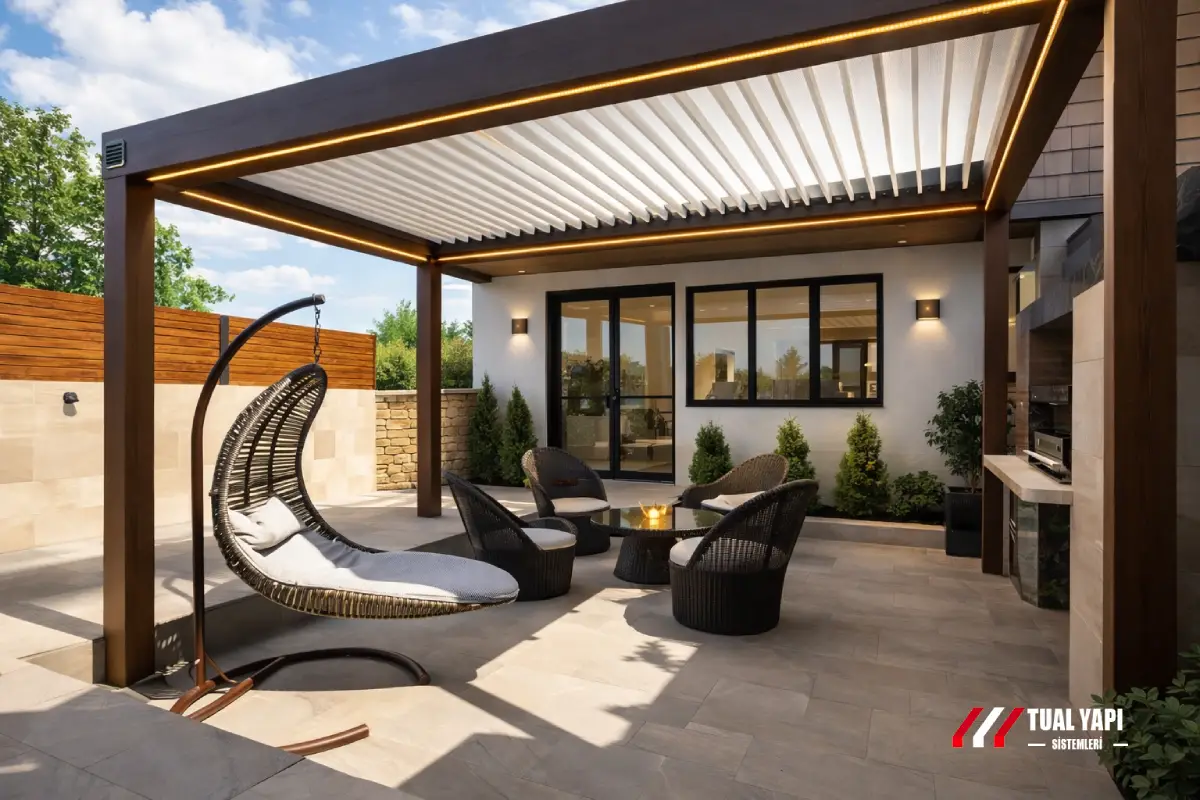Açık veranda pergola fiyatları İstanbul otomatik pergola m2 fiyat hesaplama ve montaj hizmeti