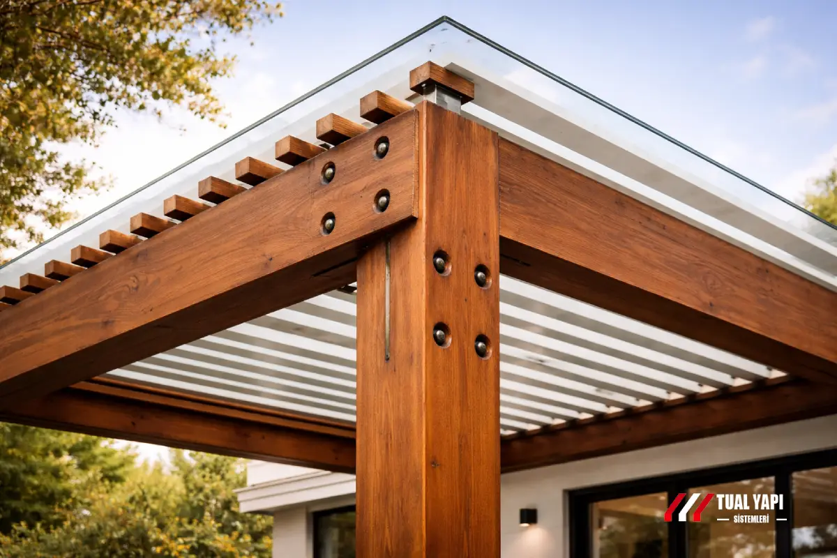 İstanbul ahşap pergola hizmeti bahçe ve teras için ahşap pergola yapımı montaj ve satış hizmeti