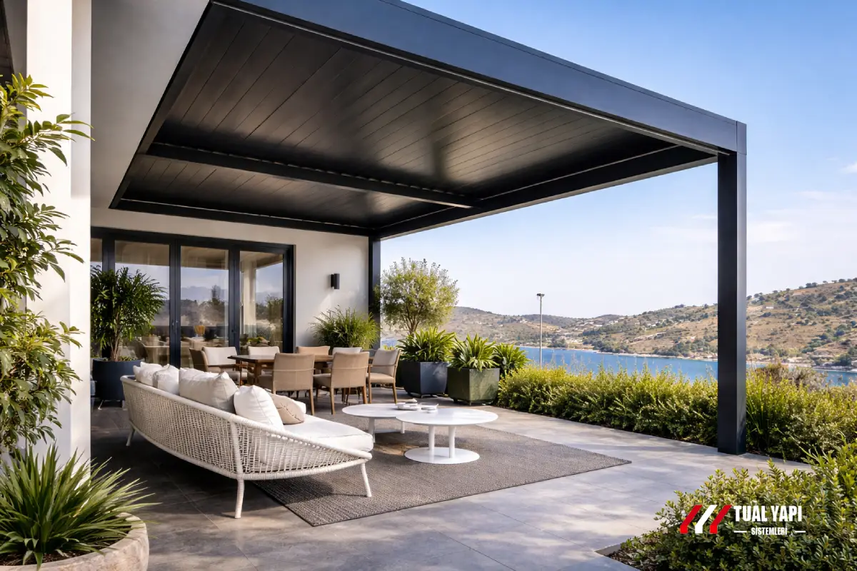 İstanbul alüminyum pergola hizmeti otomatik pergola sistemleri üretim montaj keşif ve satış hizmeti