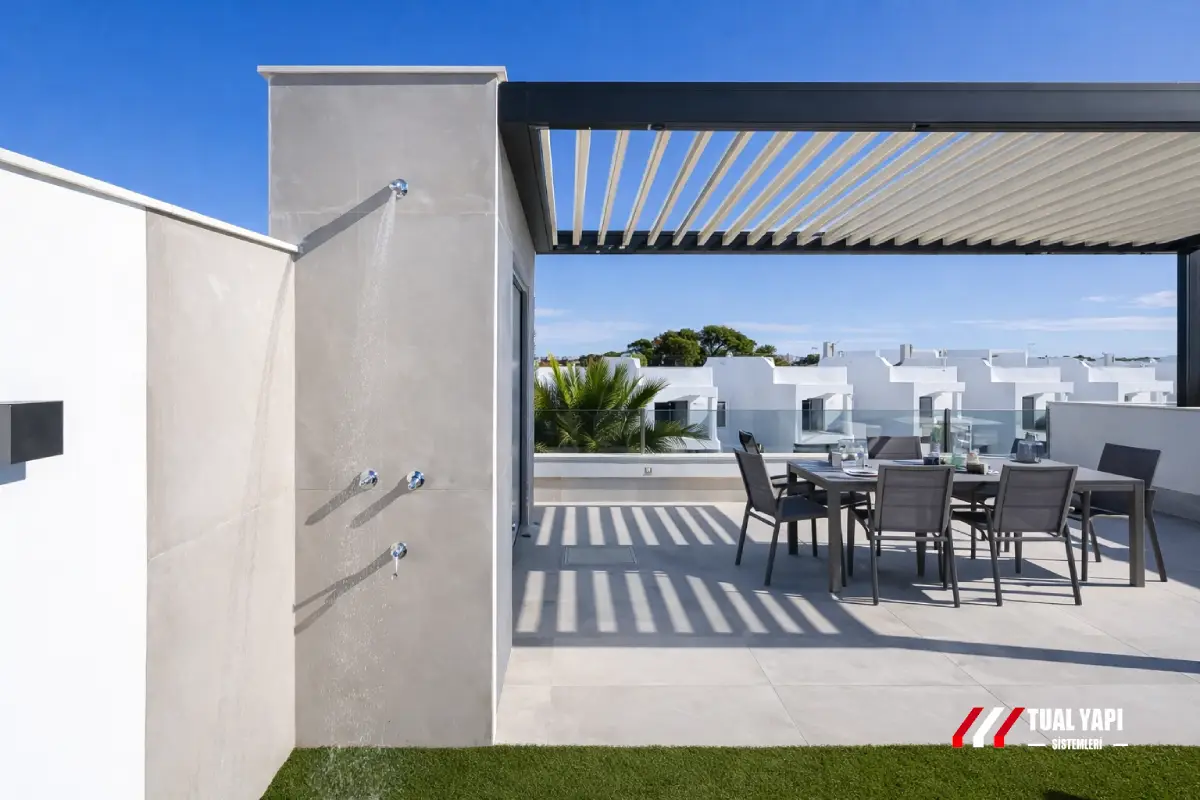 İstanbul otomatik bioklimatik pergola hizmeti motorlu louver pergola üretim montaj keşif ve satış hizmeti