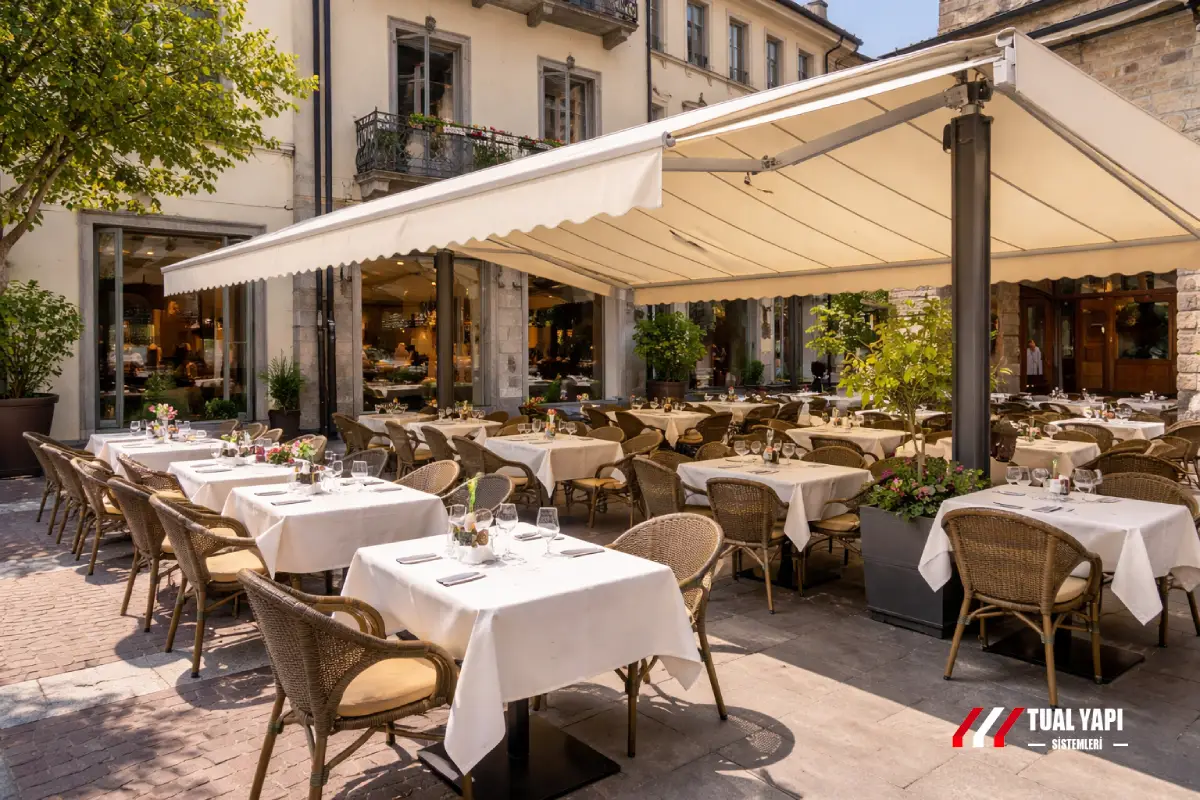 İstanbul otomatik tente hizmeti motorlu katlanır tente sistemleri üretim montaj keşif ve satış hizmeti